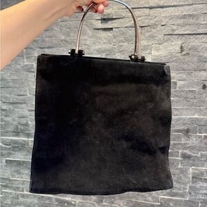 Gucci Suede black tote
